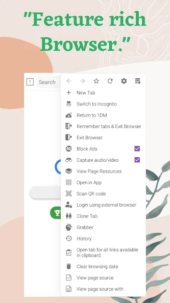 1DM+: Browser & Video Download — скриншот 2