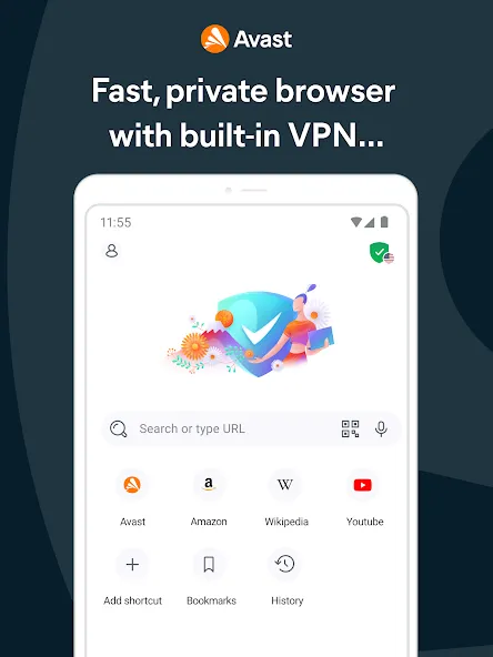 Avast Secure Browser — скриншот 1