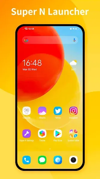 Super N Launcher — скриншот 1