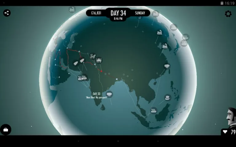 80 Days — скриншот 2