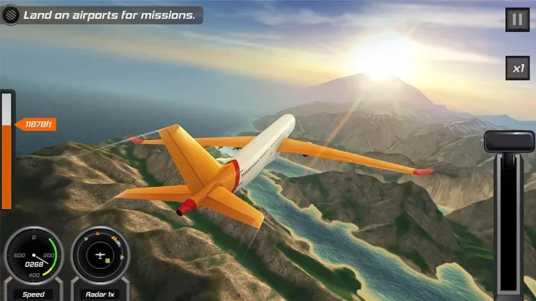 Flight Pilot Simulator 3D — скриншот 1