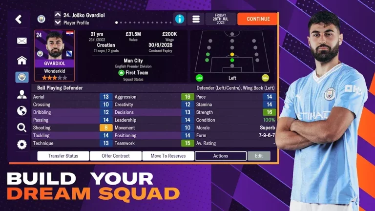 Football Manager 2024 Mobile — скриншот 1