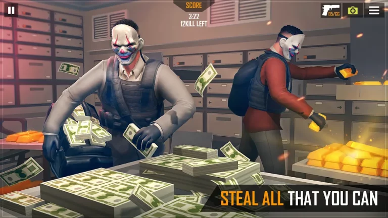 City Gangster Bank Robbery — скриншот 1