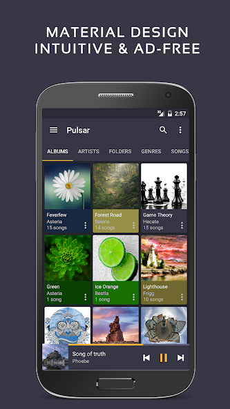 Pulsar Music Player Pro — скриншот 1
