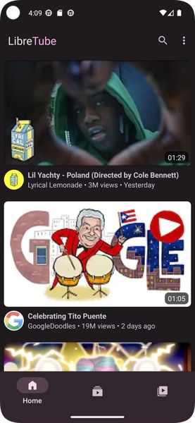 LibreTube — скриншот 1