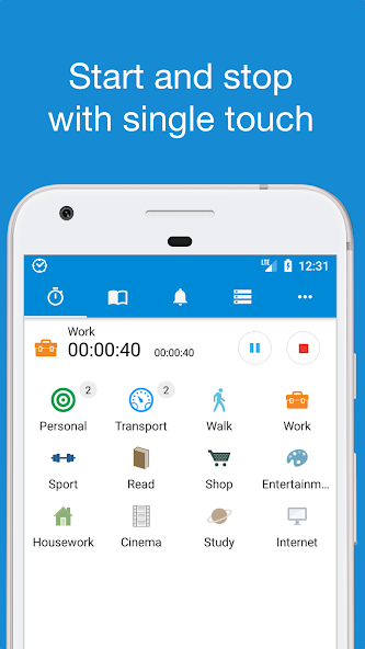 aTimeLogger Pro — скриншот 1