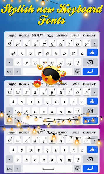 Stylish Fonts Keyboard — скриншот 1