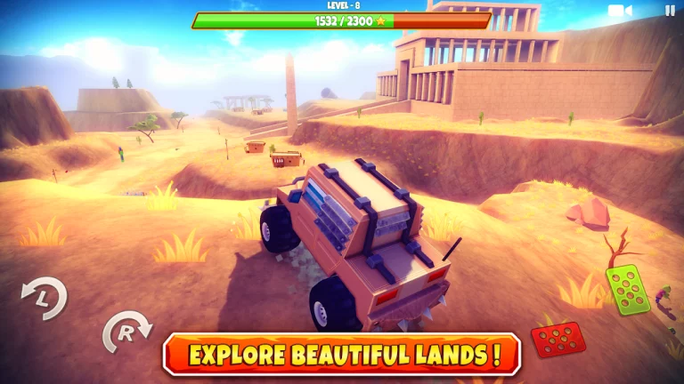 Zombie Offroad Safari — скриншот 1