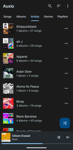Auxio — скриншот 1