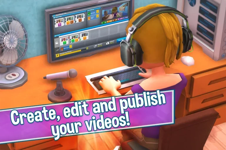 Youtubers Life: Gaming Channel — скриншот 1