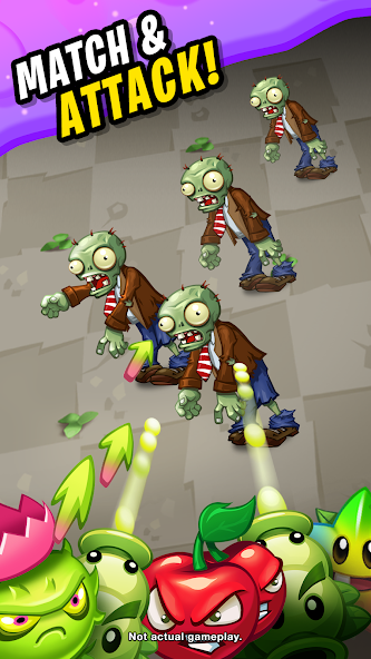Plants vs. Zombies: Match — скриншот 1