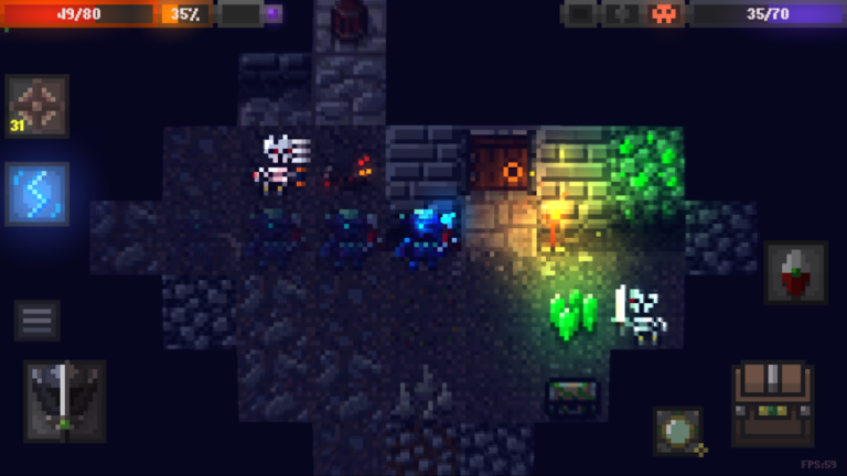 Caves (Roguelike) — скриншот 1