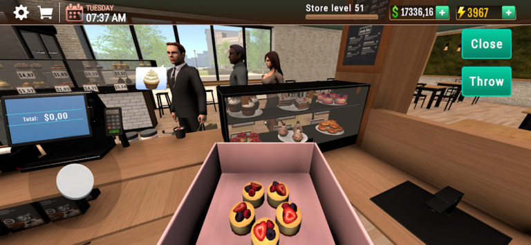 Coffee Shop Simulator 3D Cafe — скриншот 1