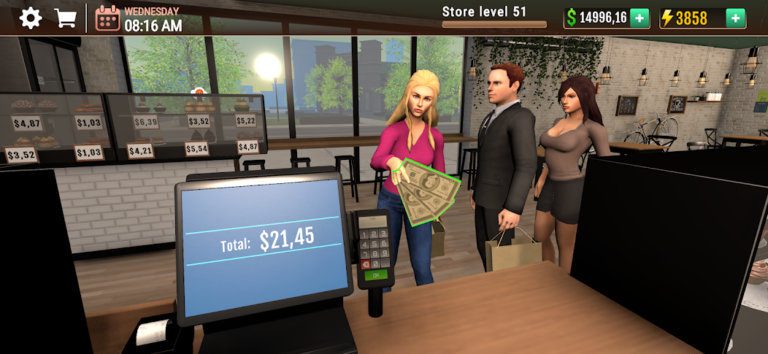 Coffee Shop Simulator 3D Cafe — скриншот 2