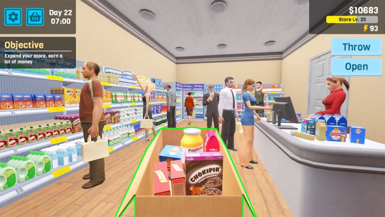 Manage Supermarket Simulator — скриншот 1