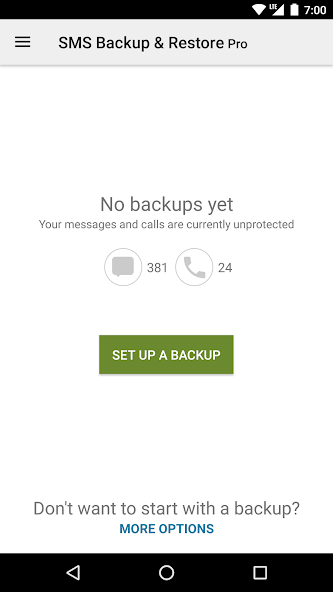 SMS Backup & Restore Pro — скриншот 2