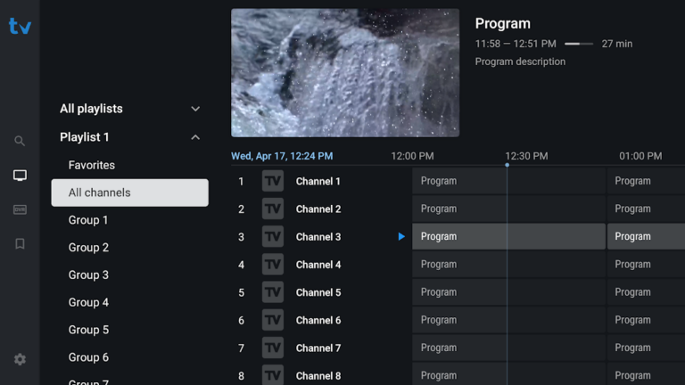 TiviMate IPTV Player — скриншот 1