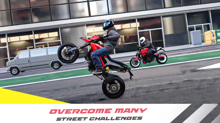 Traffic Bike Rush Driving City — скриншот 1