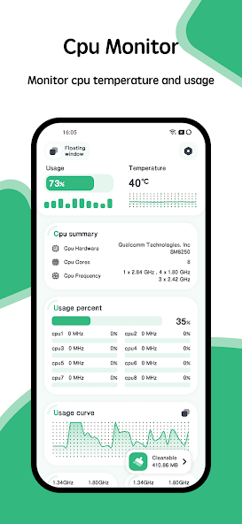 CPU Monitor — скриншот 1