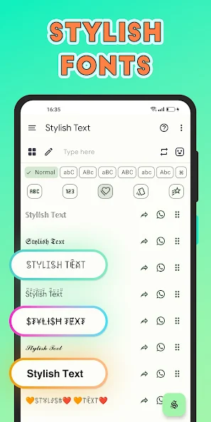 Stylish Text — скриншот 2
