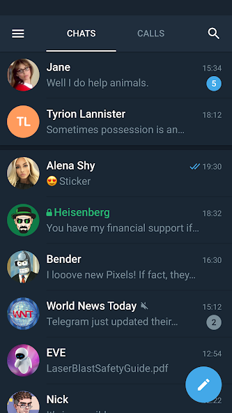 Telegram X — скриншот 1