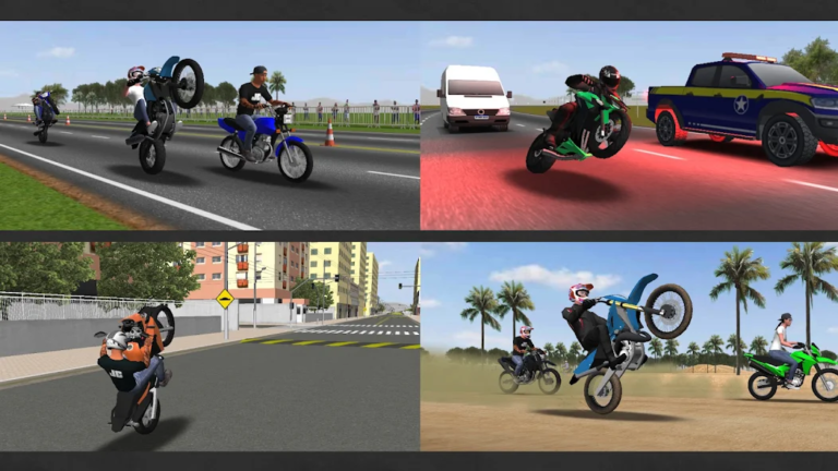 Moto Wheelie 3D — скриншот 1