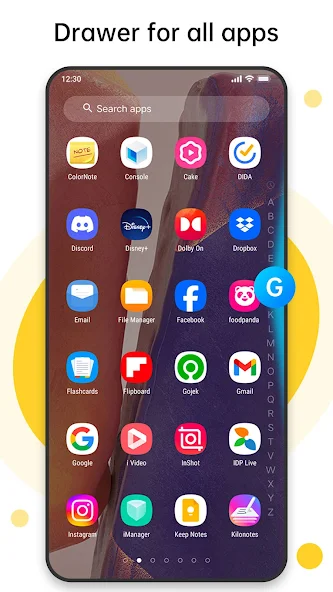 Perfect Galaxy Note20 Launcher — скриншот 2