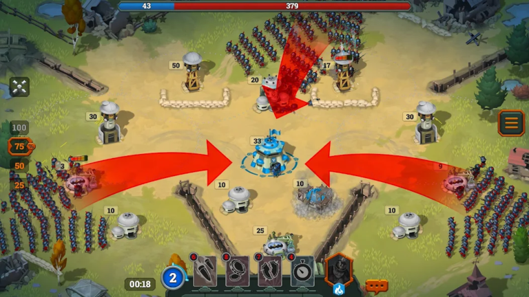 Bunker Wars: WW1 Strategy — скриншот 1