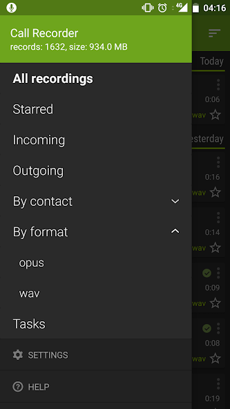 Call Recorder — SKVALEX — скриншот 1