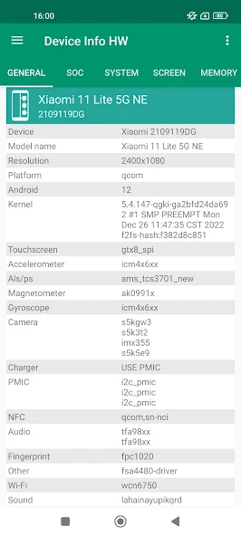 Device Info HW — скриншот 1
