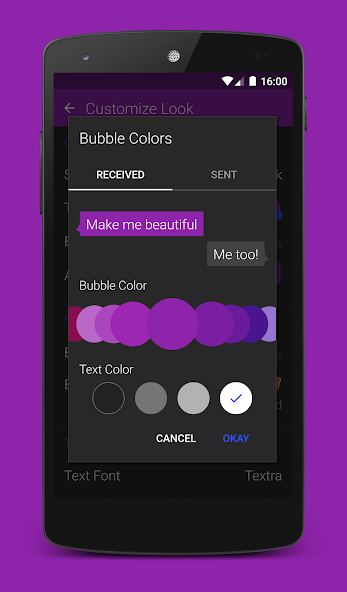 Textra SMS — скриншот 2