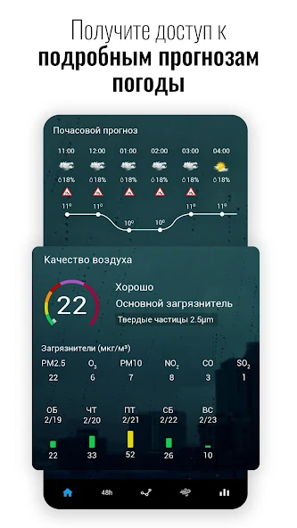 Sense Flip Clock & Weather — скриншот 2