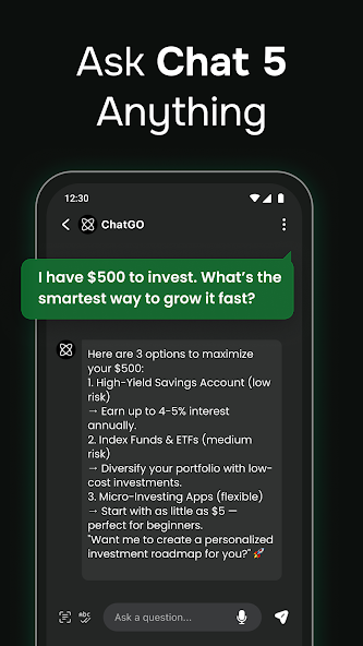 Скриншот приложения AI Chatbot GO — скриншот 2