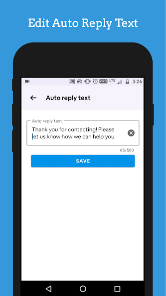 Скриншот приложения Auto Reply — скриншот 2
