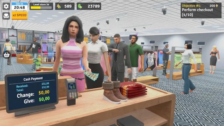 Скриншот приложения Clothing Store Simulator — скриншот 1