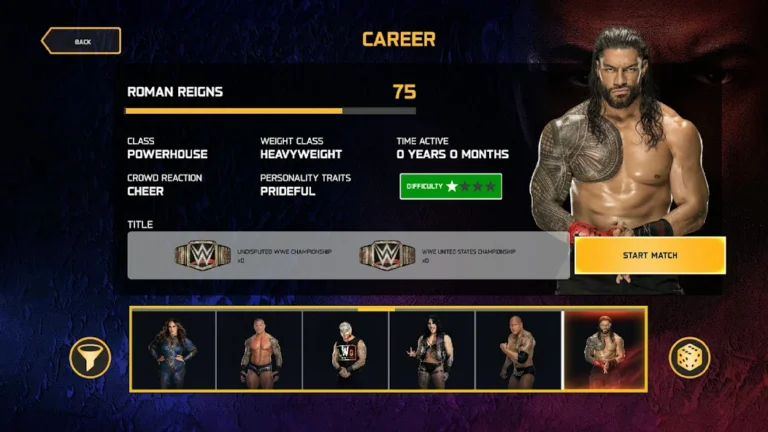Скриншот приложения WWE 2K25: Версия Netflix — скриншот 1