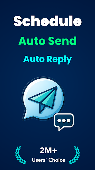 Скриншот приложения Auto Text - Schedule Messages — скриншот 1