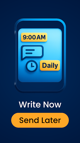 Скриншот приложения Auto Text - Schedule Messages — скриншот 2
