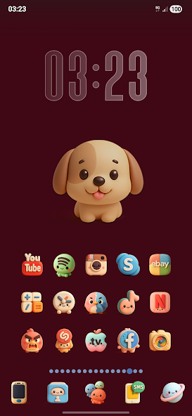 Скриншот приложения Cuties - Icon Pack — скриншот 1