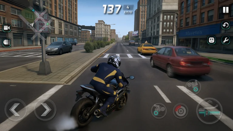 Скриншот приложения Extreme Motorcycle Simulator — скриншот 1