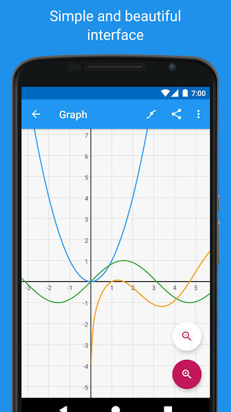 Скриншот приложения Graphing Calculator - Algeo — скриншот 1
