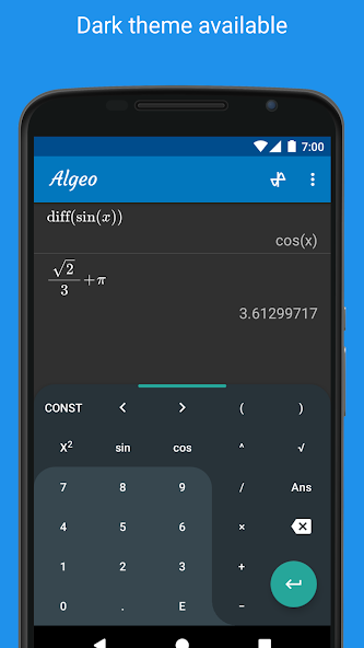 Скриншот приложения Graphing Calculator - Algeo — скриншот 2