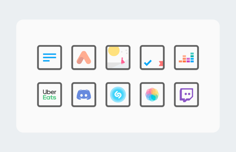 Скриншот приложения White Sweet Edge - Icon Pack — скриншот 2