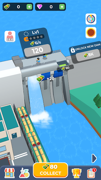 Скриншот приложения Dam Builder — скриншот 1