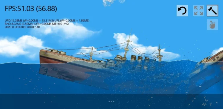 Скриншот приложения Floating Sandbox — скриншот 1