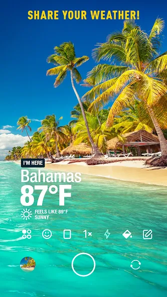 Скриншот приложения InstaWeather: Your Weathershot — скриншот 1