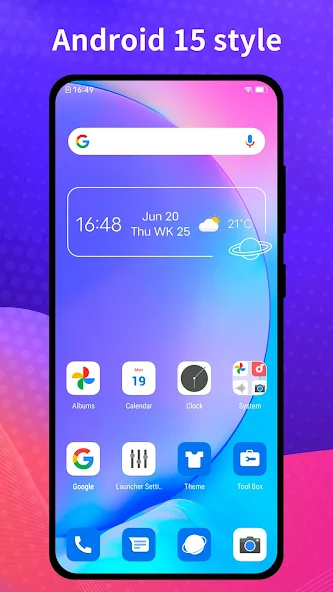 Скриншот приложения Rich Launcher for Android 16 — скриншот 1