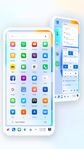 Скриншот приложения Win 12 Launcher — скриншот 2