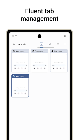 Скриншот приложения Berry Browser — скриншот 1