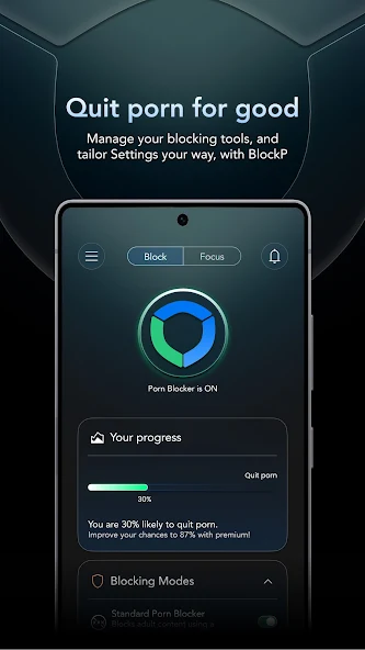 Скриншот приложения BlockP:порно блокировщик — скриншот 1